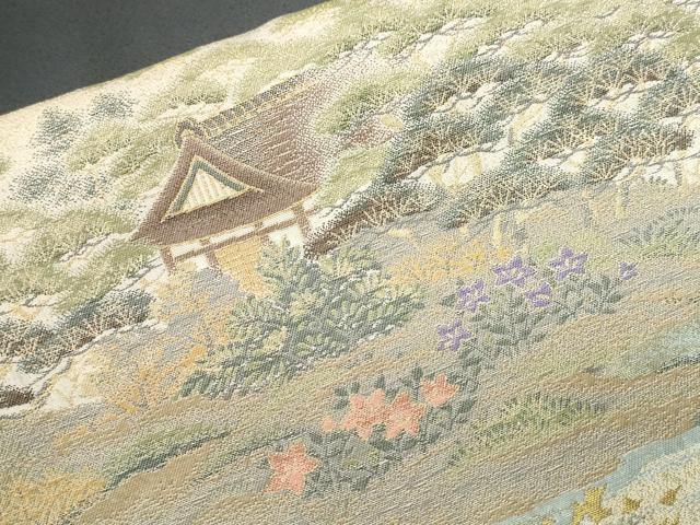 平和屋着物■豪華黒留袖　寿光織　修学院離宮　暈し染め　金糸　さが美扱い　正絹　逸品　CABI7977ev