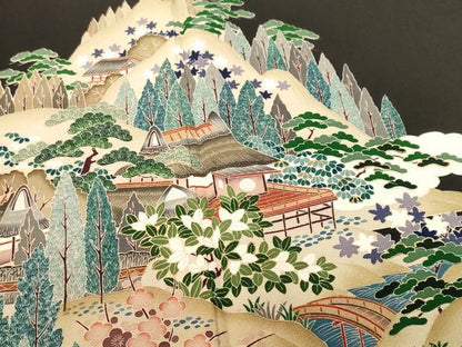 平和屋着物■豪華黒留袖　作家物　御所解文　金彩　正絹　逸品　CABI8009ev