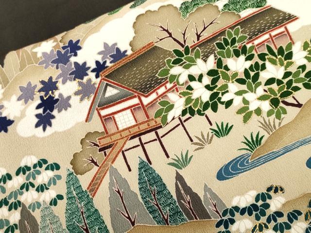 平和屋着物■豪華黒留袖　作家物　御所解文　金彩　正絹　逸品　CABI8009ev
