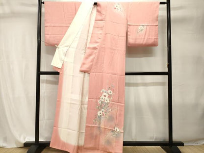 平和屋着物■訪問着　草花文　正絹　逸品　CABI8010ev