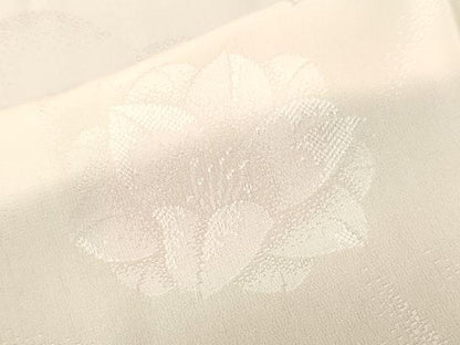 平和屋着物■長襦袢　無双仕立て　舞花地紋　暈し染め　半衿刺繍　正絹　逸品　CABI8015ev