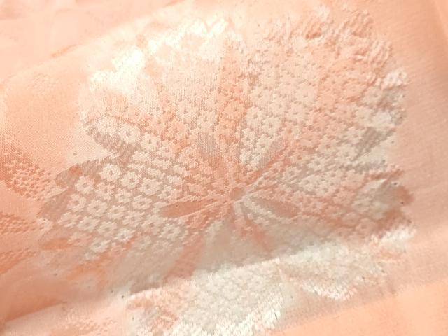 平和屋着物■長襦袢　無双仕立て　絞り　鱗枝花文　正絹　逸品　CABI8017ev