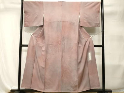 平和屋着物■染色作家　斉藤三才　小紋　霞文　正絹　逸品　CABI8023ev