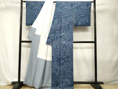 平和屋着物●前田仁仙　仁仙更紗　訪問着　枝花文　正絹　逸品　CABI8029ev