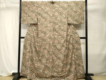 平和屋着物■上質な小紋　絞り　辻が花　暈し染め　正絹　逸品　CABI8036ev