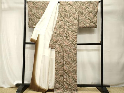 平和屋着物■上質な小紋　絞り　辻が花　暈し染め　正絹　逸品　CABI8036ev