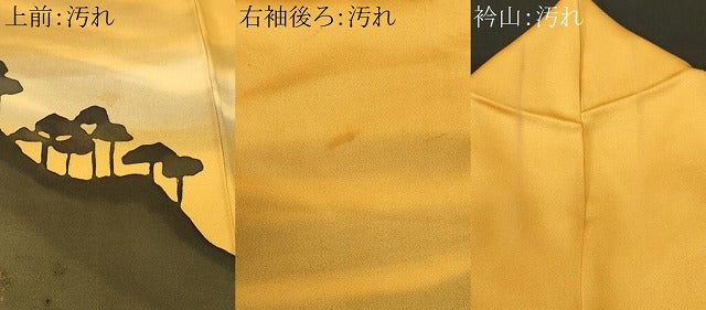 平和屋着物■訪問着　遠山樹林文　暈し染め　正絹　逸品　CABI8039ev