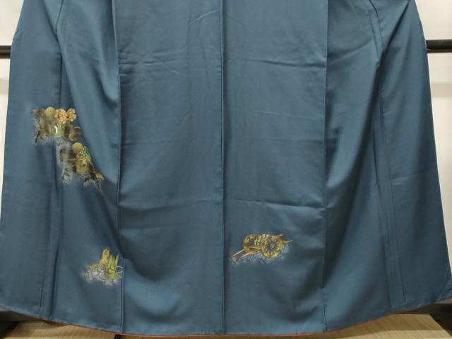 平和屋着物■訪問着　動物人物文　金彩　正絹　逸品　CABI8056ev