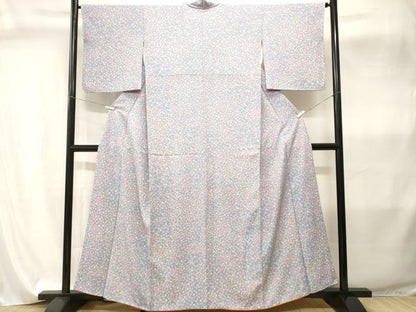 平和屋着物■上質な小紋　花尽くし文　正絹　逸品　CABI8073ev