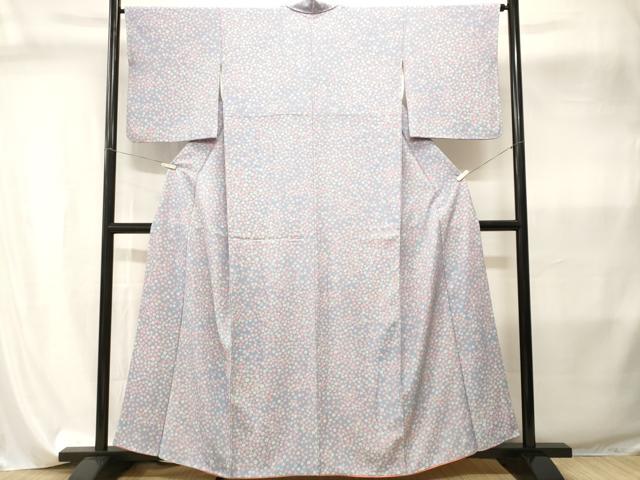 平和屋着物■上質な小紋　花尽くし文　正絹　逸品　CABI8073ev