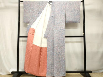 平和屋着物■上質な小紋　花尽くし文　正絹　逸品　CABI8073ev
