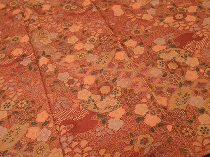 平和屋着物■上質な小紋　辻が花　金彩　正絹　逸品　CABI8076ev