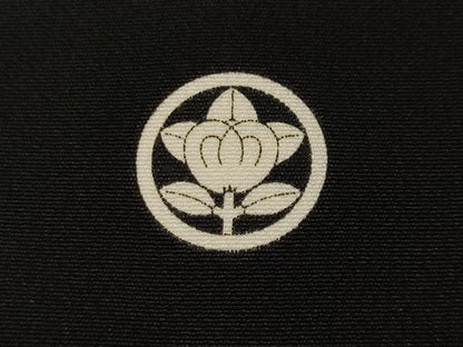 平和屋着物■豪華黒留袖　駒刺繍　鼓檜扇冊子鳳凰花文　金彩　正絹　逸品　CABI8078ev
