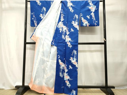 平和屋着物■小紋　藤花房　洗える着物　CABI8096ev
