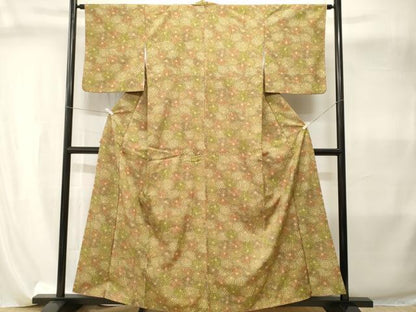 平和屋着物■小紋　菊尽くし　洗える着物　CABI8097ev