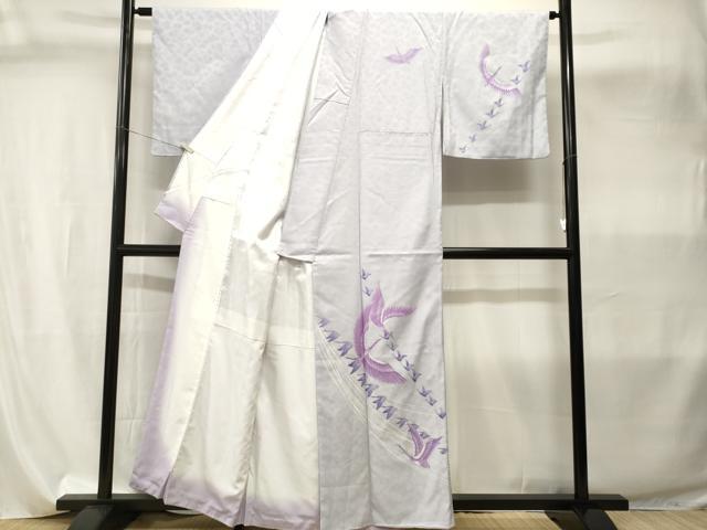平和屋着物■訪問着　飛鶴文　金彩　洗える着物　CABI8100ev