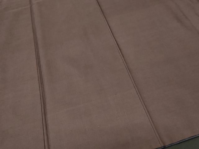平和屋着物■男性　紬　黒鳶色　正絹　逸品　CABI8105ev