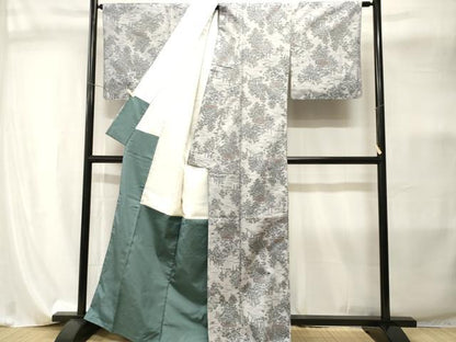平和屋着物■上質な紬　樹林風景文　正絹　逸品　CABI8111ev