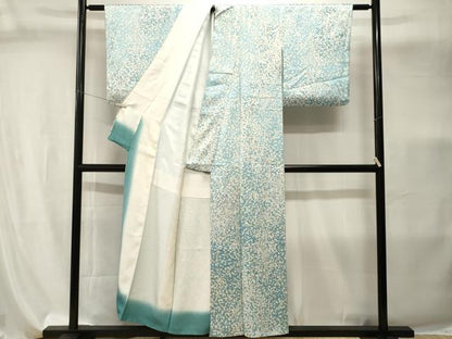 平和屋着物■上質な小紋　舞葉文　正絹　逸品　CABI8122ev