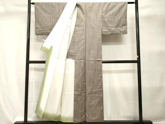 平和屋着物■上質な紬　霞文　正絹　逸品　CABI8123ev