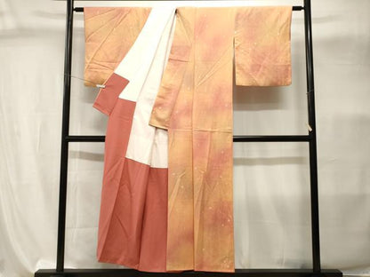 平和屋着物■上質な小紋　霞文　暈し染め　正絹　逸品　CABI8125ev