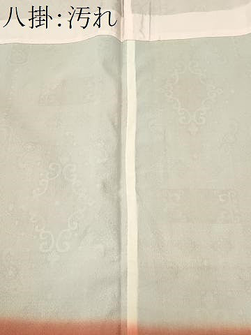 平和屋着物■本場大島紬　割り込み絣　幾何学花唐草文　正絹　逸品　CABI8128ev
