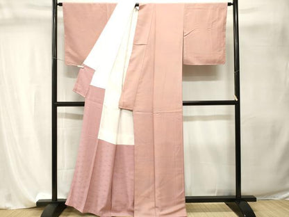 平和屋着物■上質な小紋　霞文　暈し染め　正絹　逸品　CABI8141ev