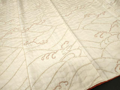 平和屋着物■上質な小紋　総絞り　立波文　正絹　逸品　CABI8147ev