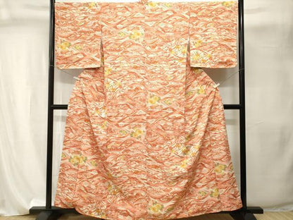 平和屋着物■小紋　型染め　松竹梅御所解文　暈し染め　洗える着物　CABI8156ev