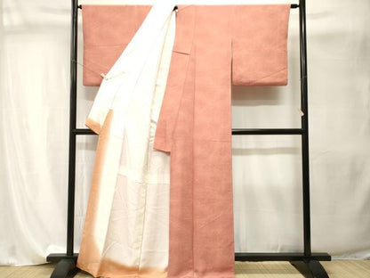 平和屋着物■上質な小紋　霞文　正絹　逸品　CABI8160ev