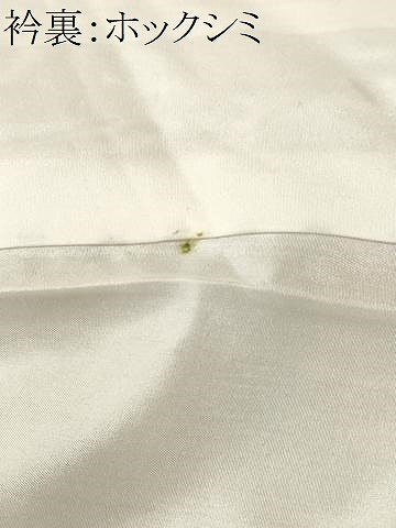 平和屋着物■上質な紬　流水枝菊文　正絹　逸品　CABI8162ev