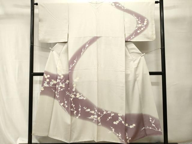 平和屋着物■訪問着　暈し染め　枝菊梅文　暈し染め　正絹　逸品　CABI8166ev