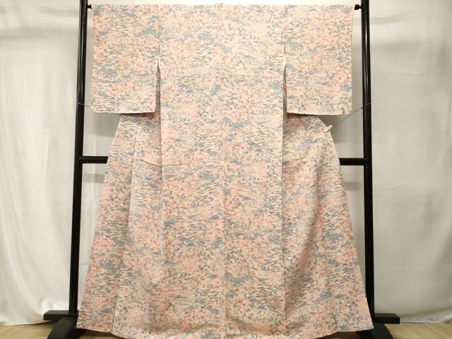 平和屋着物■上質な小紋　松竹梅御所解文　正絹　逸品　CABI8176ev