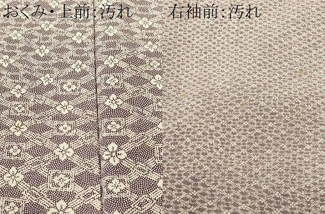 平和屋着物■豪華色留袖　江戸小紋　花菱文　鮫小紋柄　正絹　逸品　CABI8177ev