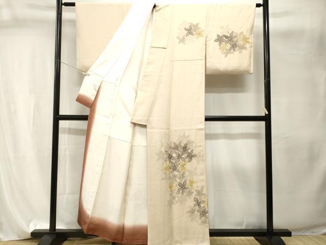 平和屋着物■訪問着　木の実枝葉文　正絹　逸品　CABI8181ev