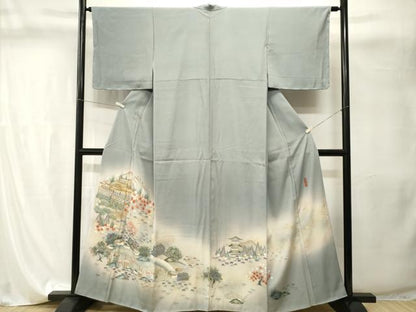 平和屋着物■豪華色留袖　作家物　刺繍　寿光織　御所解文　暈し染め　金彩　正絹　逸品　CABI8188ev