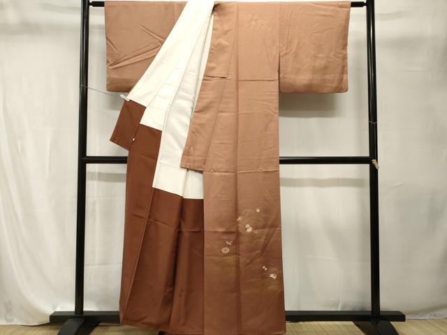 平和屋着物■訪問着　流水宝尽し文　暈し染め　金彩　鈴乃屋扱い　正絹　逸品　CABI8195ev