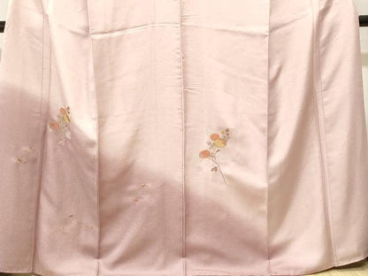 平和屋着物■訪問着　総刺繍　万寿菊　吹き寄せ文　暈し染め　金糸　正絹　逸品　CABI8206ev