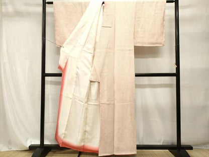 平和屋着物■大変加工の良い総絞り小紋　正絹　逸品　CABI8213ev