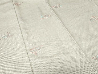 平和屋着物■上質な紬　風景文　正絹　逸品　CABI8231ev