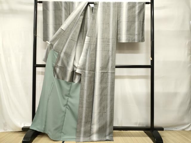平和屋着物■上質な紬　間道　正絹　逸品　CABI8234ev