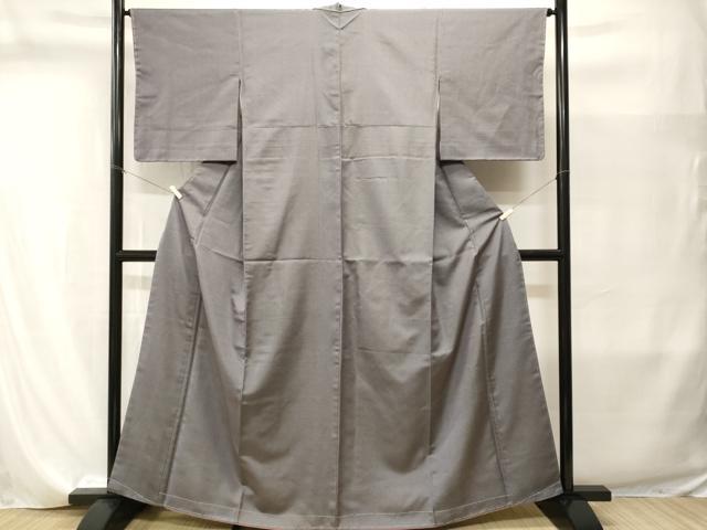 平和屋着物■上質な紬　幾何学文　正絹　逸品　未使用　CABI8246ev