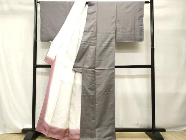 平和屋着物■上質な紬　幾何学文　正絹　逸品　未使用　CABI8246ev