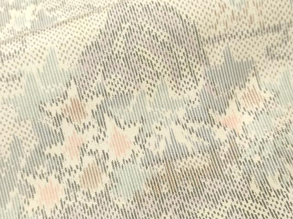 平和屋着物■上質な紬　遠山流水花文　正絹　逸品　CABI8248ev