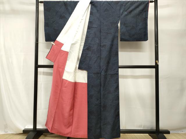 平和屋着物■上質な紬　裏菊　正絹　逸品　CABI8252ev
