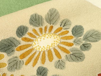 平和屋着物■中国三大刺繍　相良刺繍　色留袖　駒刺繍　立波花唐草文　金彩　正絹　逸品　CABI8259ev