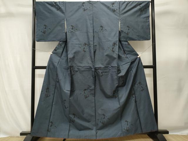 平和屋着物■本場大島紬　9マルキ　菱椿文　株式会社大山謹製　証紙付き　正絹　逸品　CABI8264ev