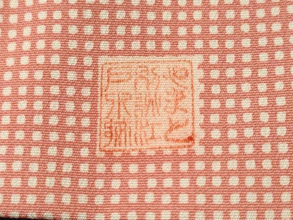 平和屋着物■江戸小紋　角通し　正絹　逸品　CABI8289ev