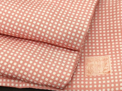 平和屋着物■江戸小紋　角通し　正絹　逸品　CABI8289ev