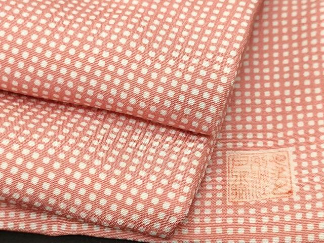 平和屋着物■江戸小紋　角通し　正絹　逸品　CABI8289ev